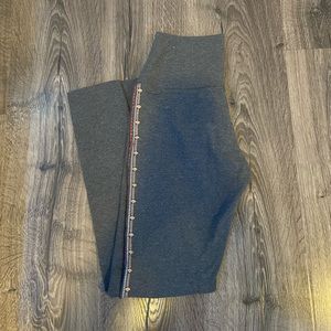 Grey Aerie leggings with Aztec embroidery
